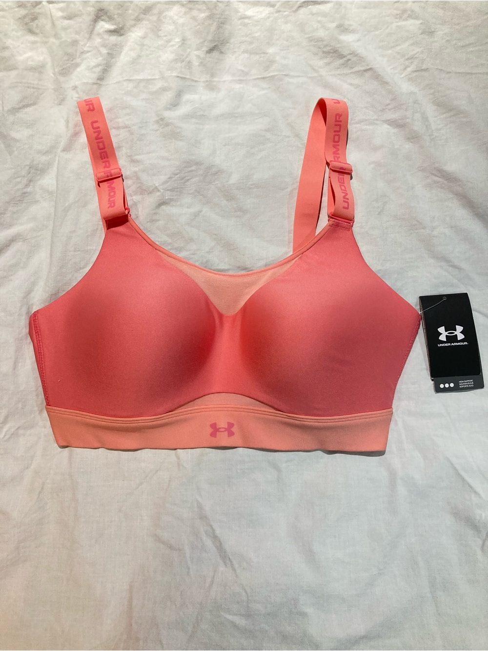 Under Armour Infinity High 2.0 Sports Bra, NWT! Size LD-DD